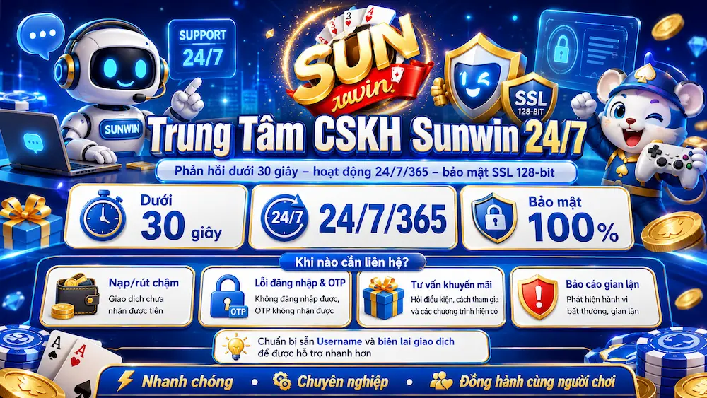 Liên Hệ Sunwin – Trung Tâm Hỗ Trợ Khách Hàng 24/7 Chuyên Nghiệp 2 3 Chỉ Số "Vàng" Trong Dịch Vụ CSKH Của Sunwin