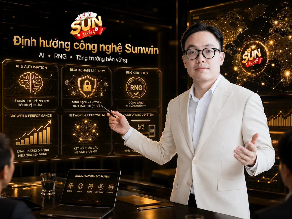Tác Giả Bùi Đức Anh – Giám Đốc Chiến Lược & Phát Triển Công Nghệ Sunwin 2 Tầm nhìn của Bùi Đức Anh là tiếp tục đưa Sunwin giữ vững vị thế Top 3 thương hiệu iGaming
